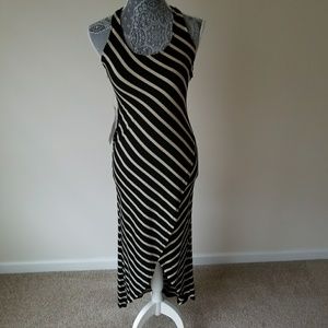 BEBE Striped Maxi Dress